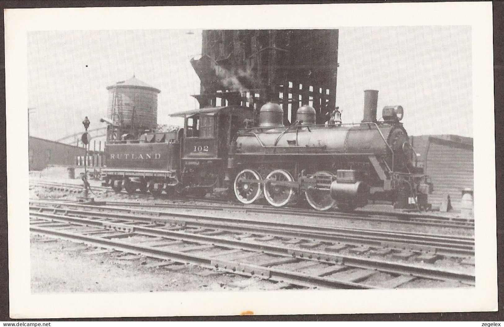 Train, Chemin De Fer, Loc, Trein, Zug, Railroad, Spoorweg. Eisenbahn, Locomotive, Reprint - Trains