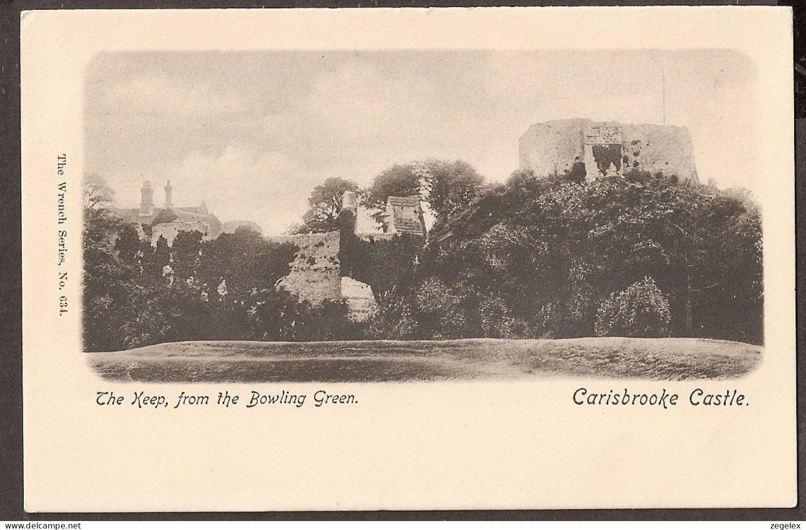 Isle Of Wright, Carrisbrooke Castle, The Keep From The Bowling Green - Other & Unclassified