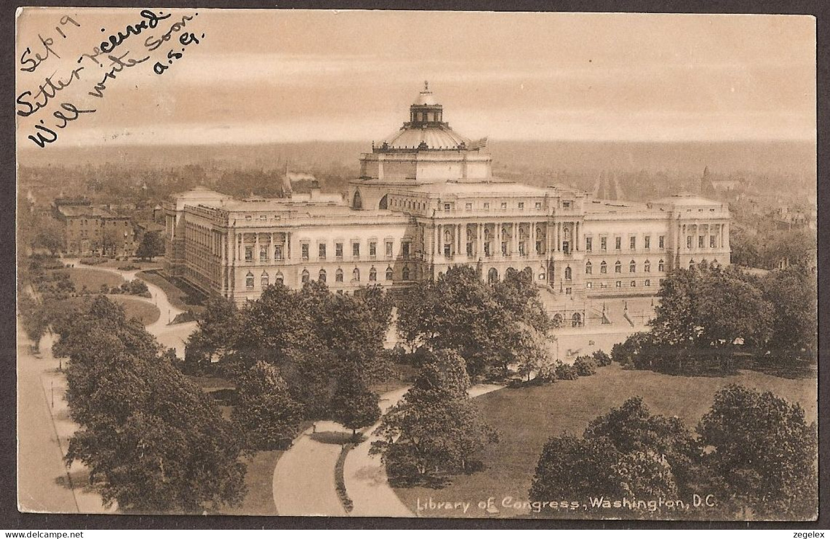 Library Of Congress, Washington D.C. 1906 - Washington DC