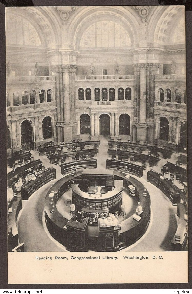 Congressional Library - Reading Room - Washington D.C. - Washington DC