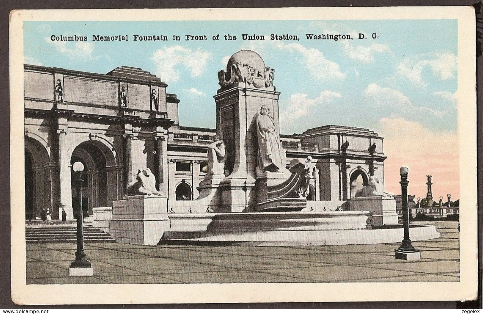 Columbus Memorial Fountain In Front Of The Union Station - Washington D.C. - Washington DC