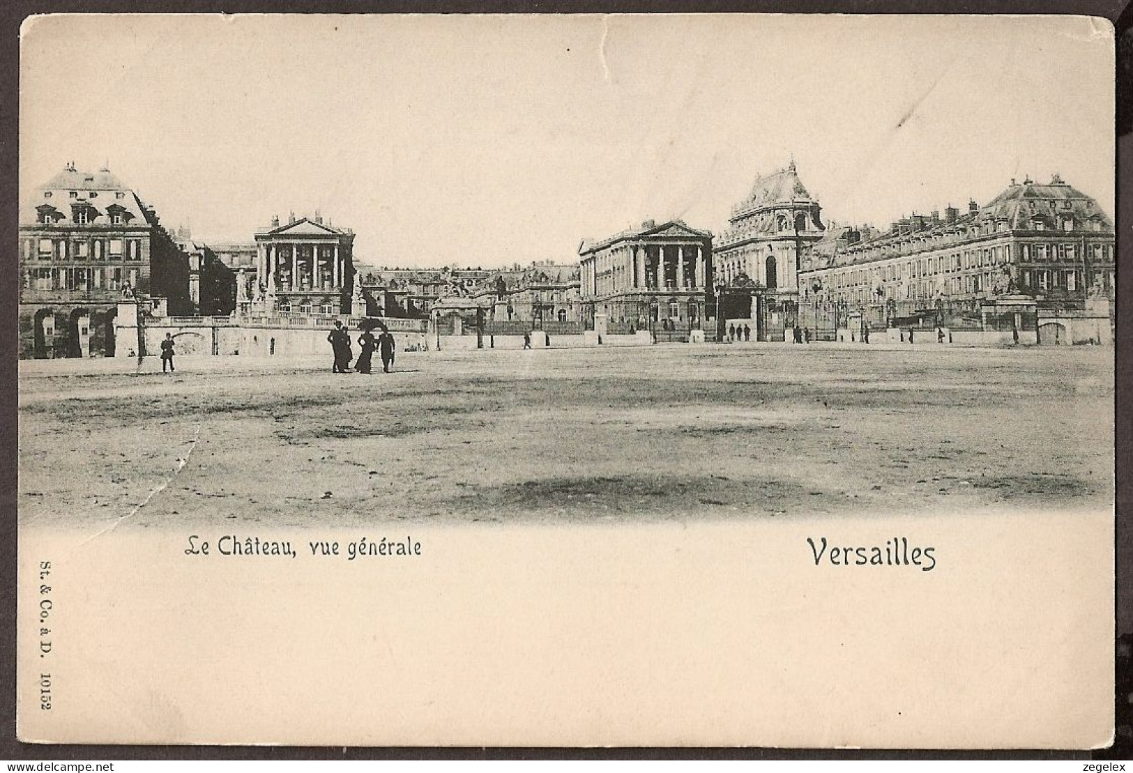 Versailles - Le Château, Vue Générale - Animé - Versailles