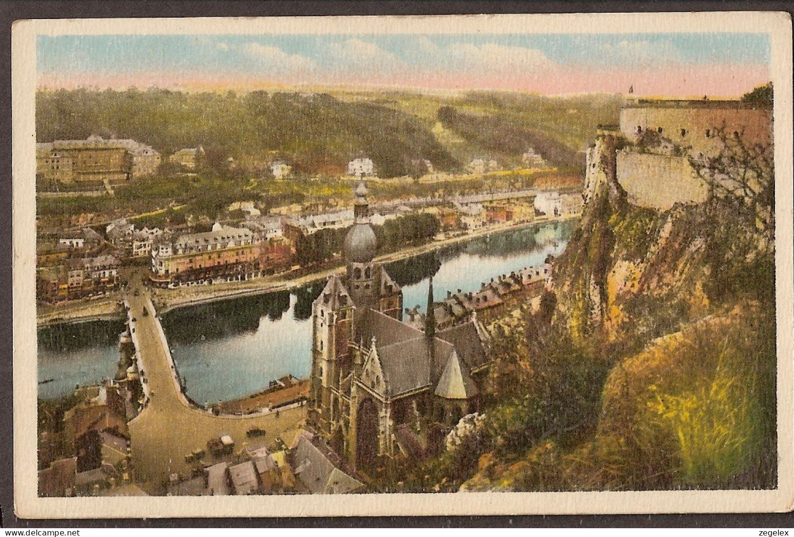 Dinan - Dinant 1953 - Panorama - Vu De La Citadelle - Dinant
