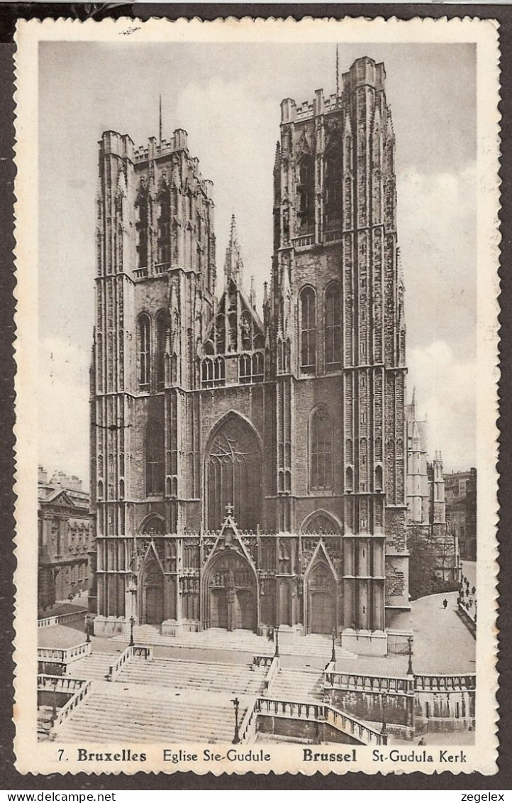 Bruxelles 1933 - Église Sainte-Gudule - Monuments, édifices