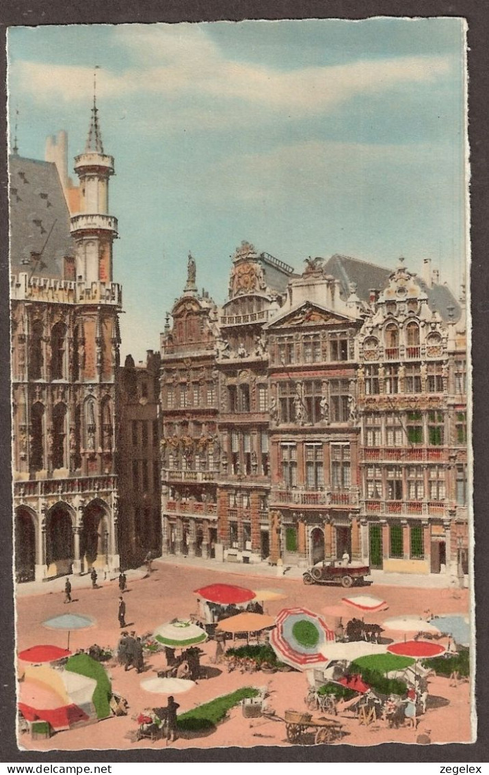 Bruxelles 1957 - Grand Place - Groote Markt - Plätze