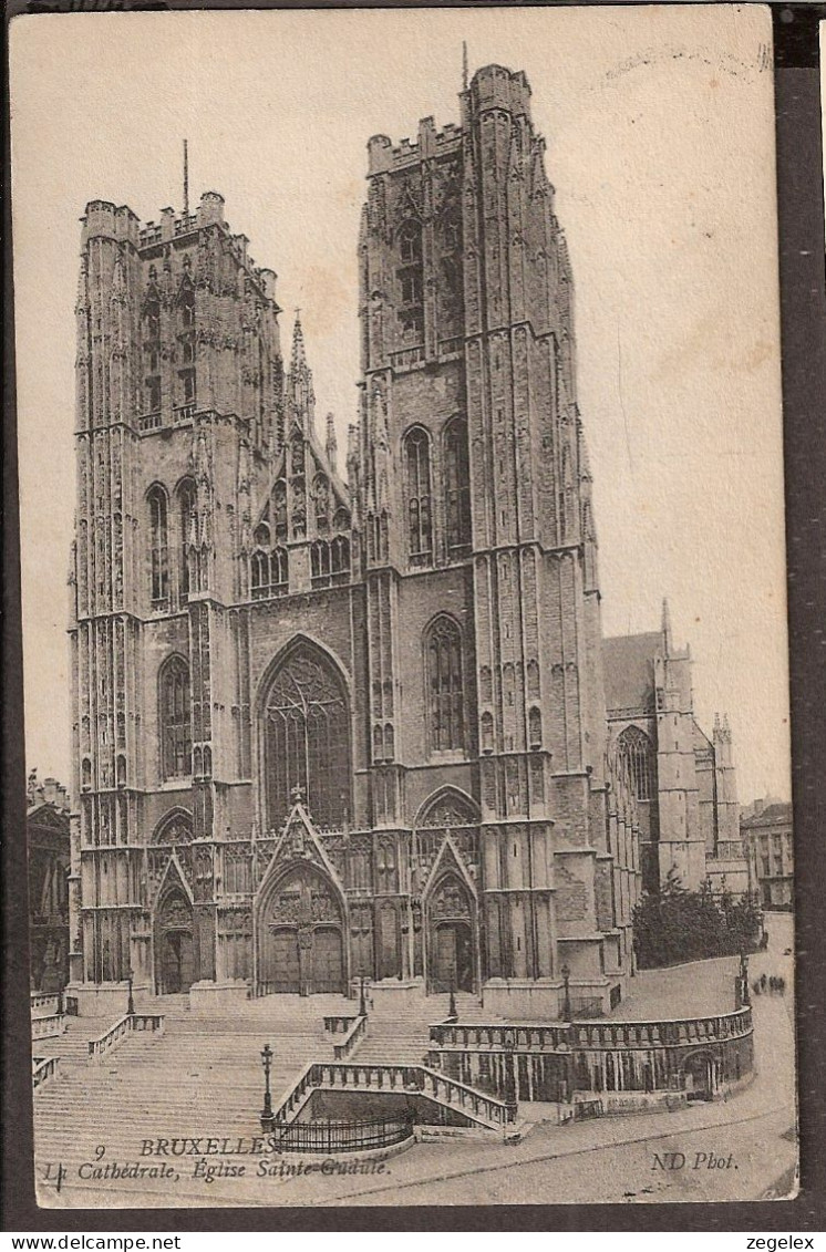 Bruxelles 1910 - Église Sainte-Gudule - Monuments