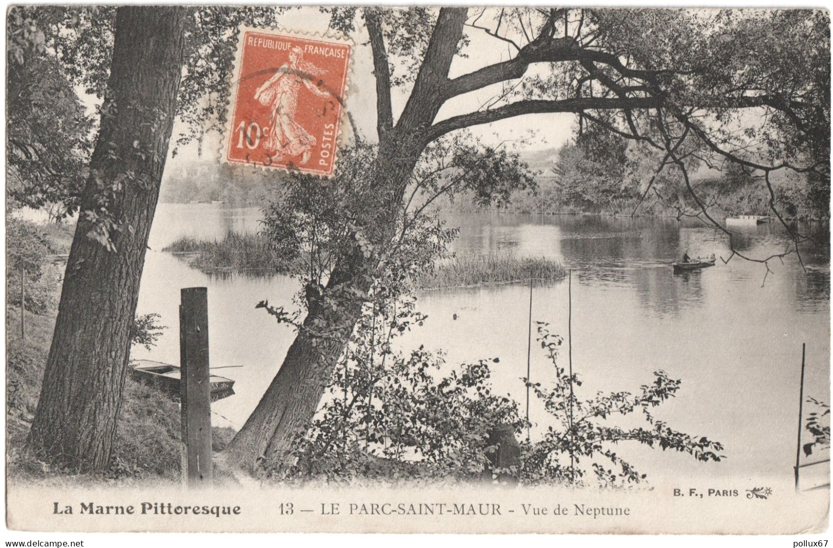 CPA LE PARC SAINT-MAUR  (VAL DE MARNE)  VUE DE NEPTUNE - Saint Maur Des Fosses