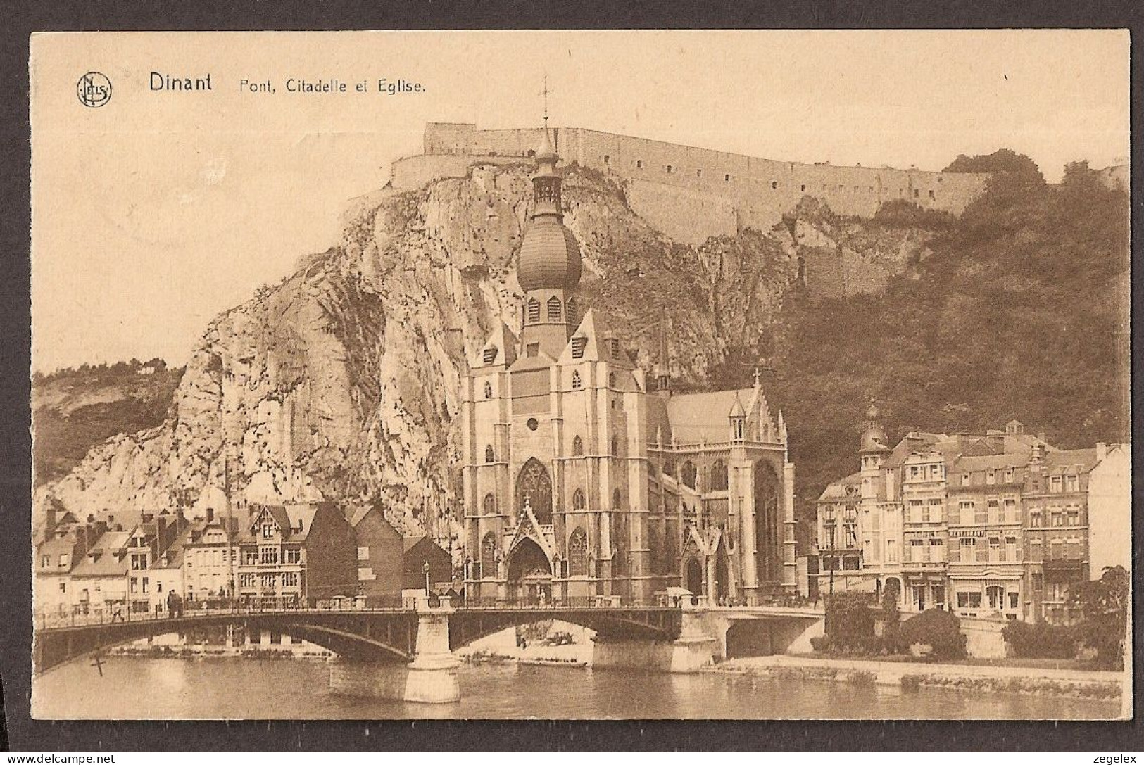 Dinant  1929 - Pont, Citadelle Et Eglise - Dinant