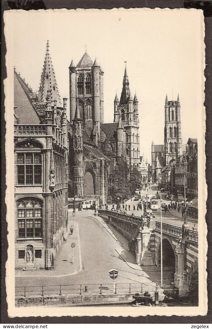 Gand - Gent 1958 - Église St. Nicolas - St Nicolaaskerk, Belfort En Sint Baafskerk - Gent