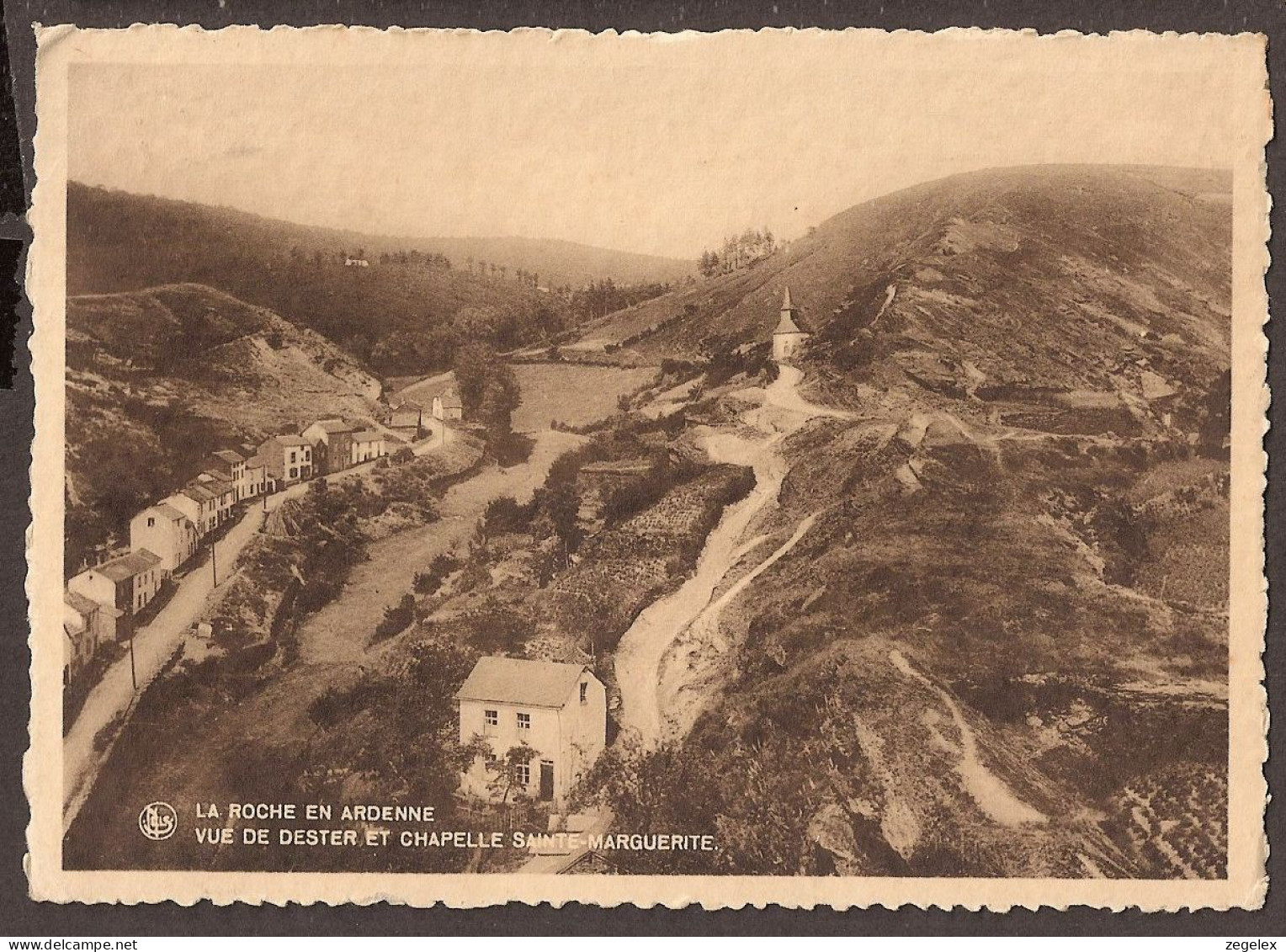 La Roche En Ardennes - 1935 - Vue De Dester Et Chapelle Sainte-Marguerite - La-Roche-en-Ardenne