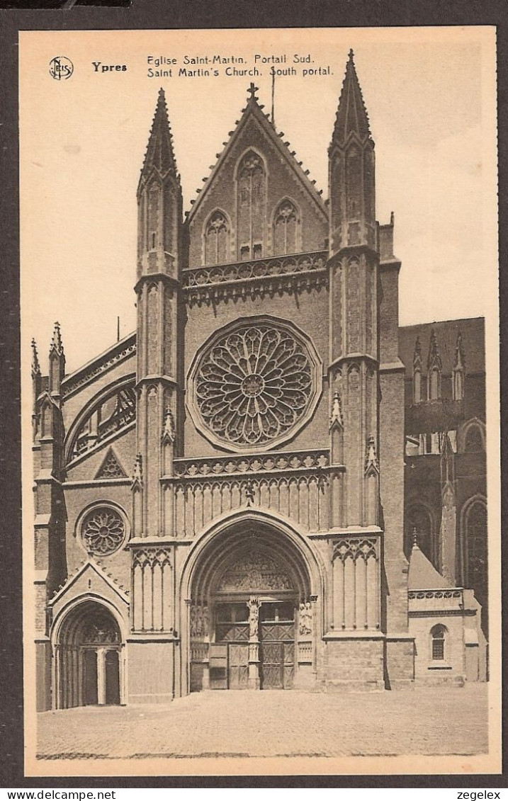 Ypres - Église Saint Martin  ~ 1920 - Ieper