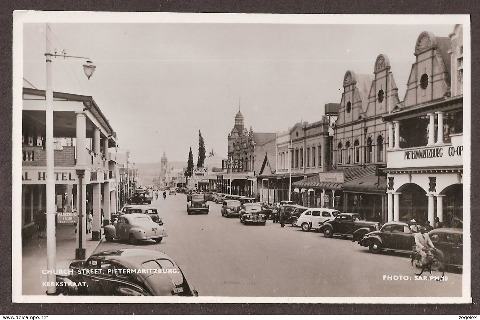 Pietermaritzburg - Church Street - Kerkstraat - Vintage Automobiles - Afrique Du Sud