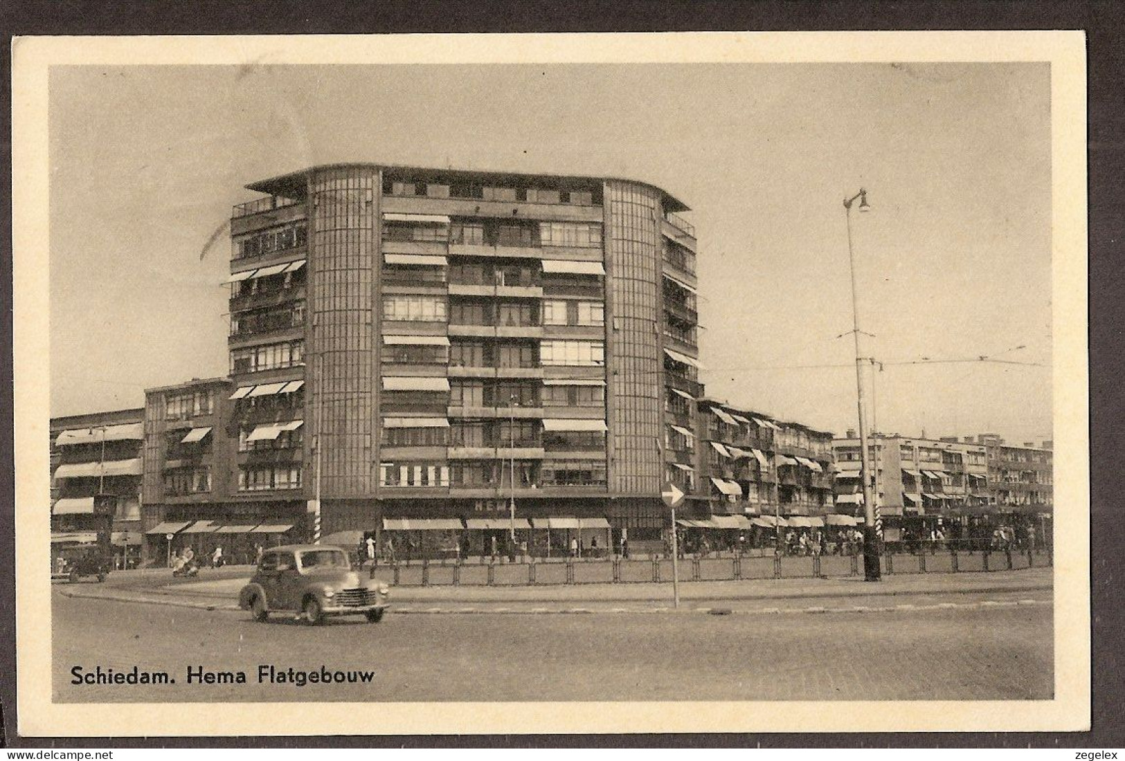 Schiedam 1955 Hema Flatgebouw - Schiedam