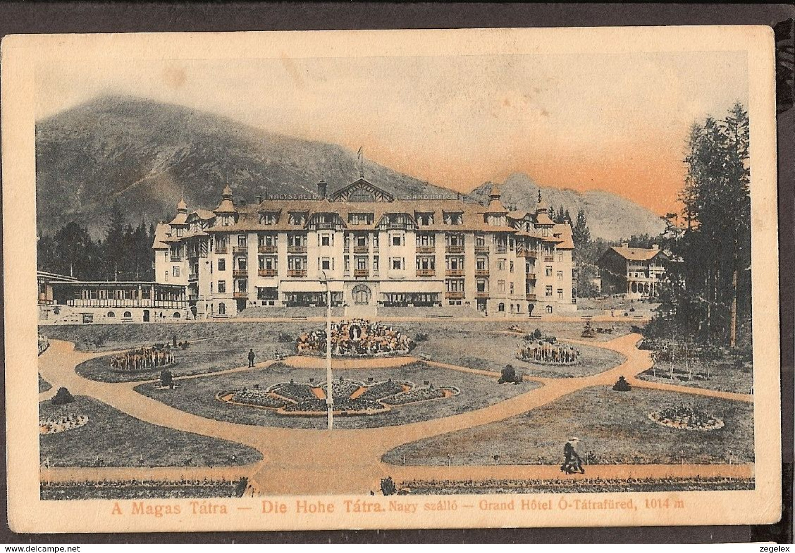 A Magas Tatra - Die Hohe Tatra - Grand Hotel O-Tatrafüred 1917 - Slovakia