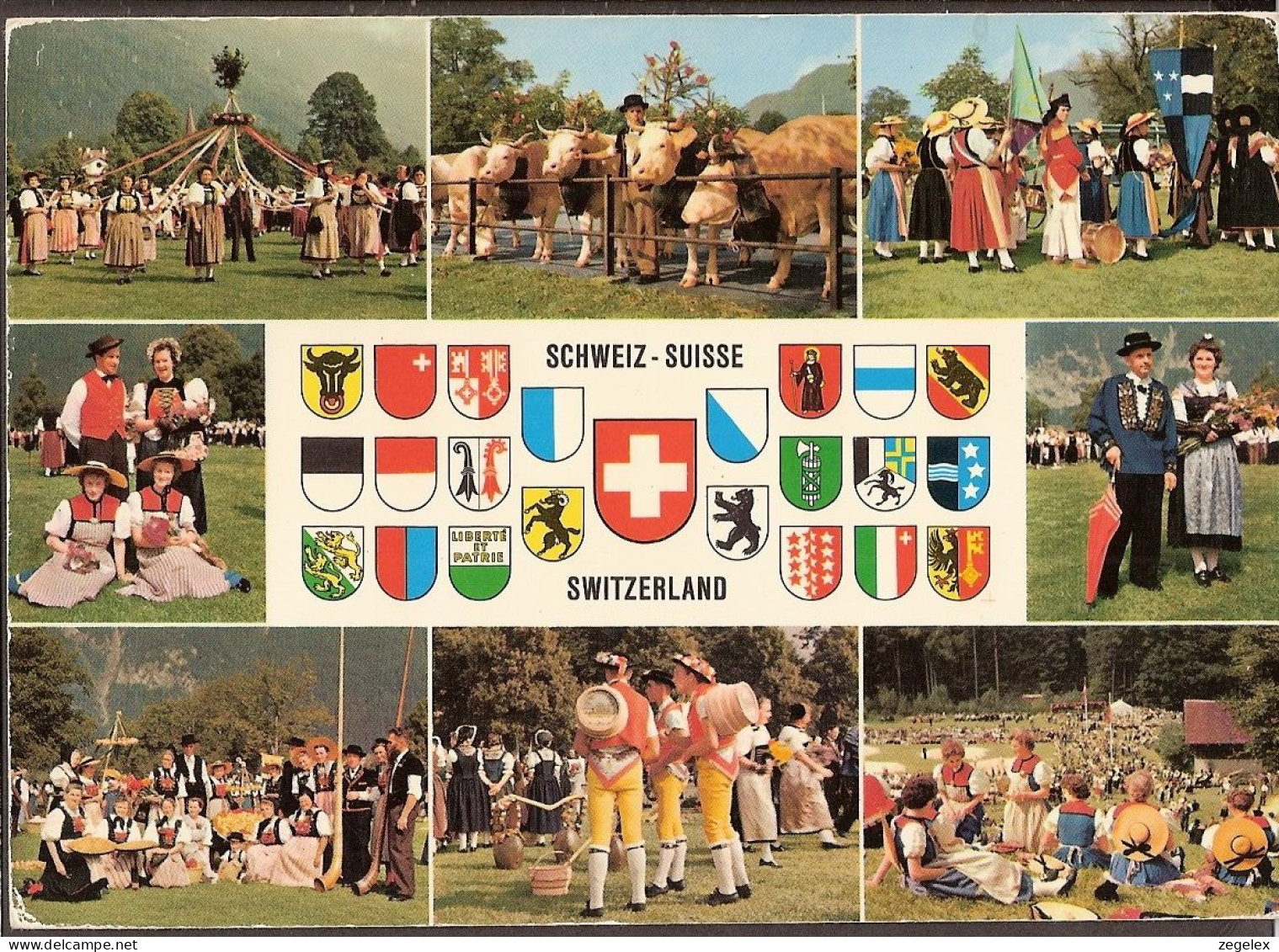 Swiss Costume, Kostuums, Klederdracht, Folklore, Trachten, Wapens, Heraldiek - Other & Unclassified