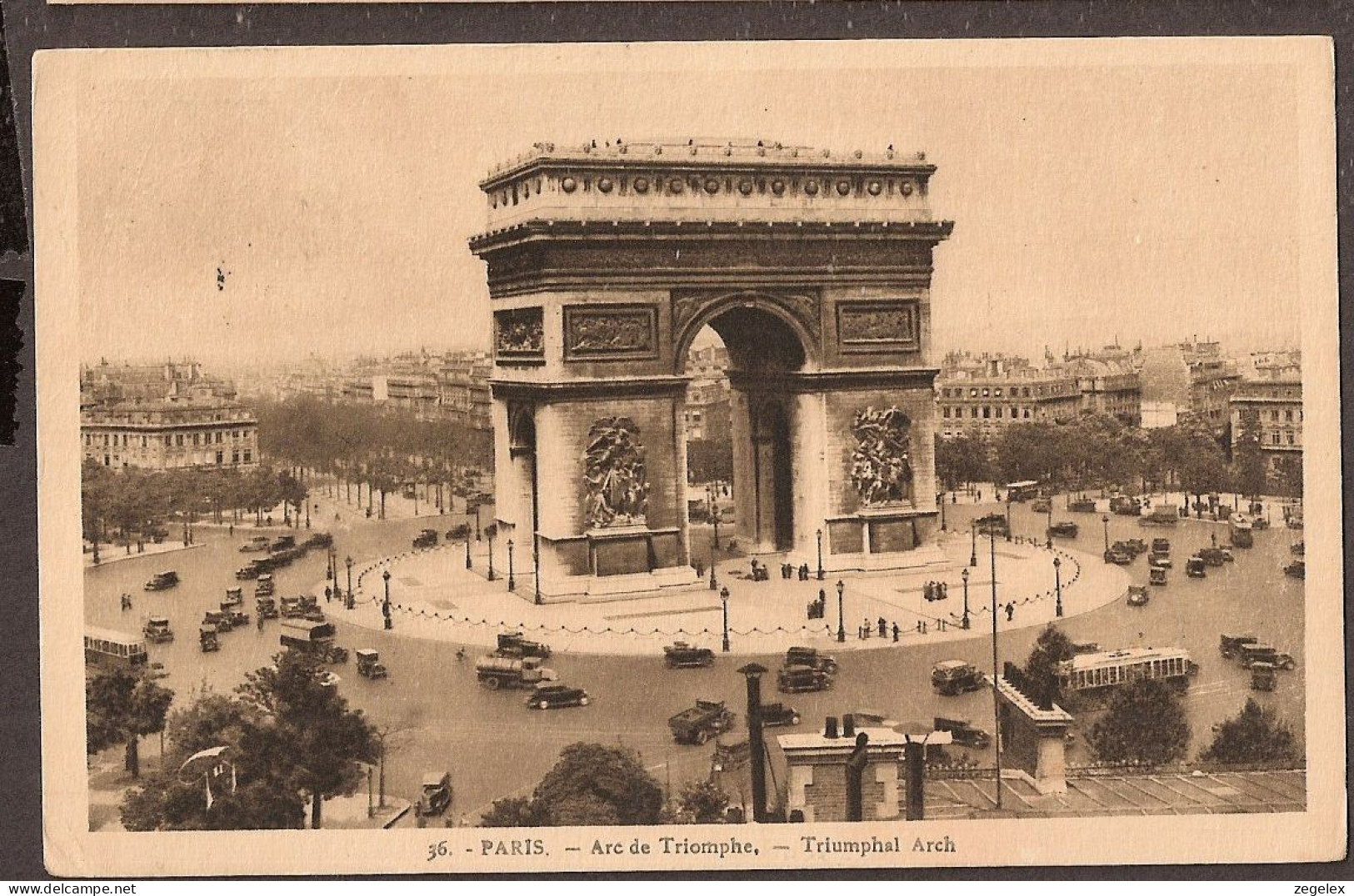 Paris - 1933 - Arc De Triomphe - Triumphbogen