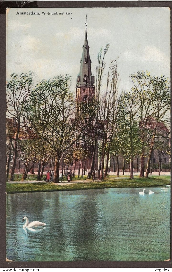 Amsterdam - Vondelpark Met Kerk - Amsterdam