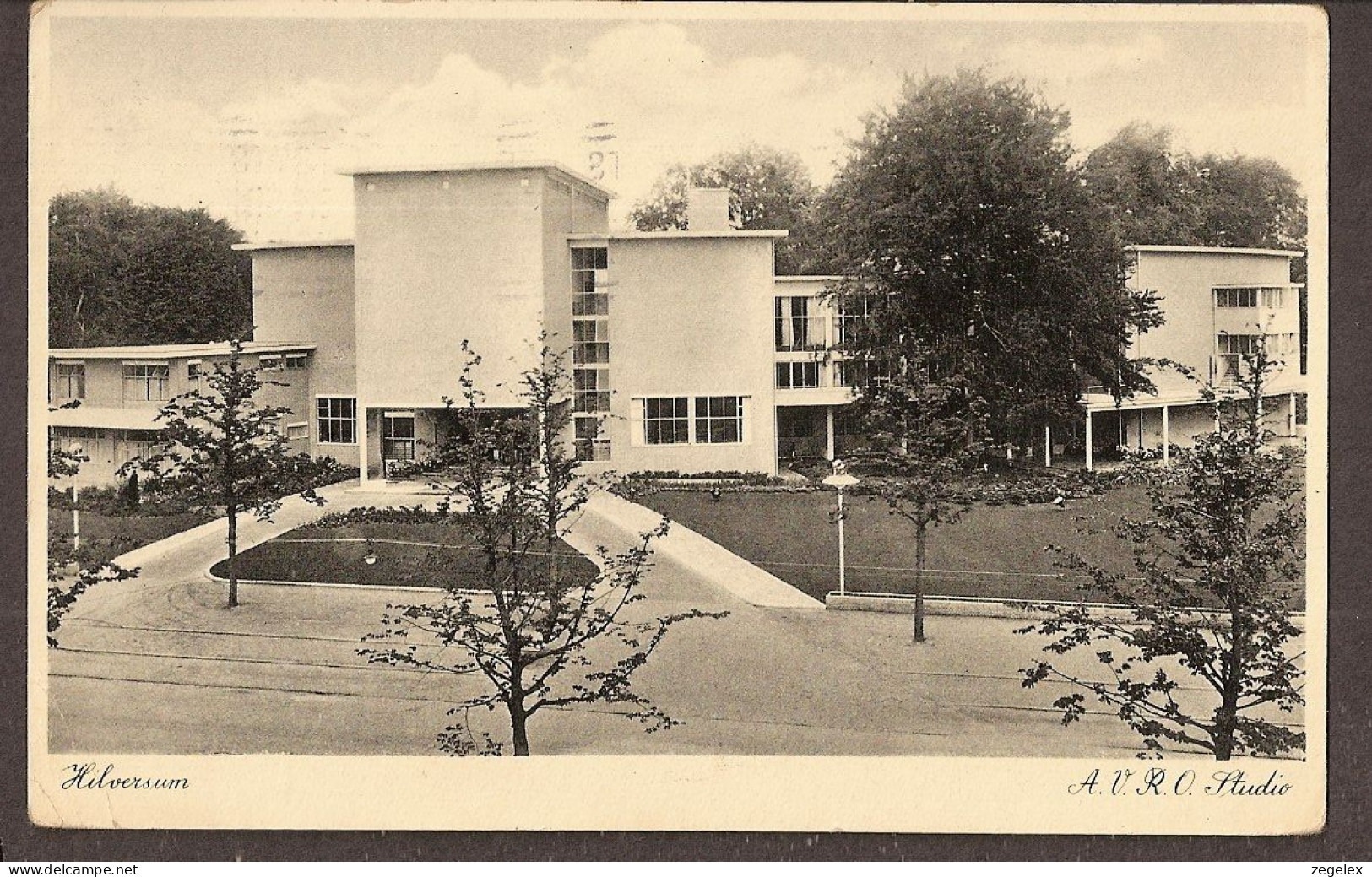 Hilversum 1937 - AVRO Studio . 's Gravelandseweg - Hilversum