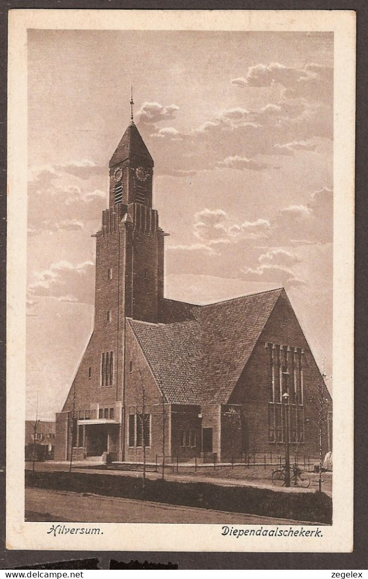 Hilversum 1927 - Diependaalse Weg - Diependaalse Kerk - Hilversum