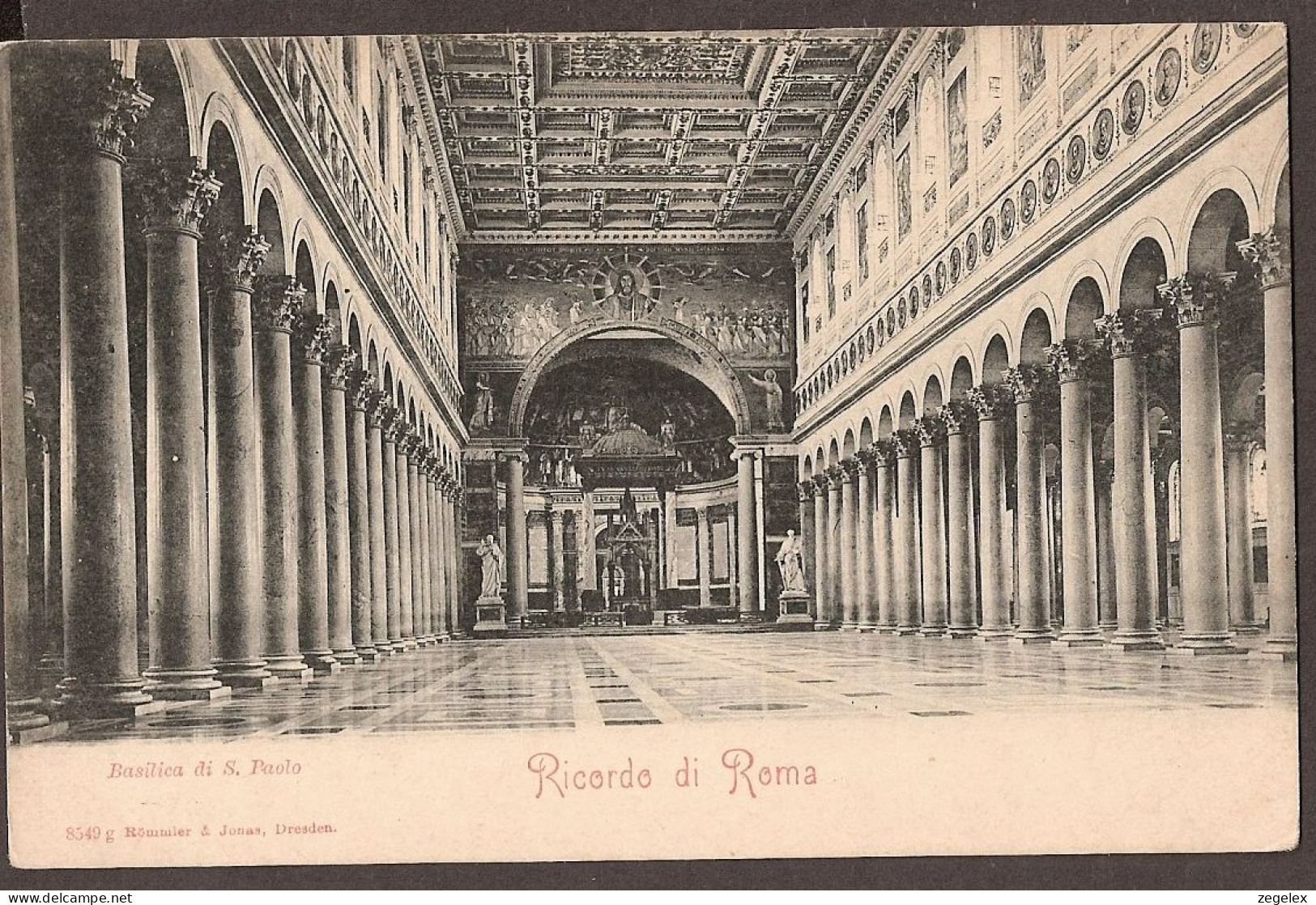 Roma - Basilica Di S. Paolo ~1900 - Eglises