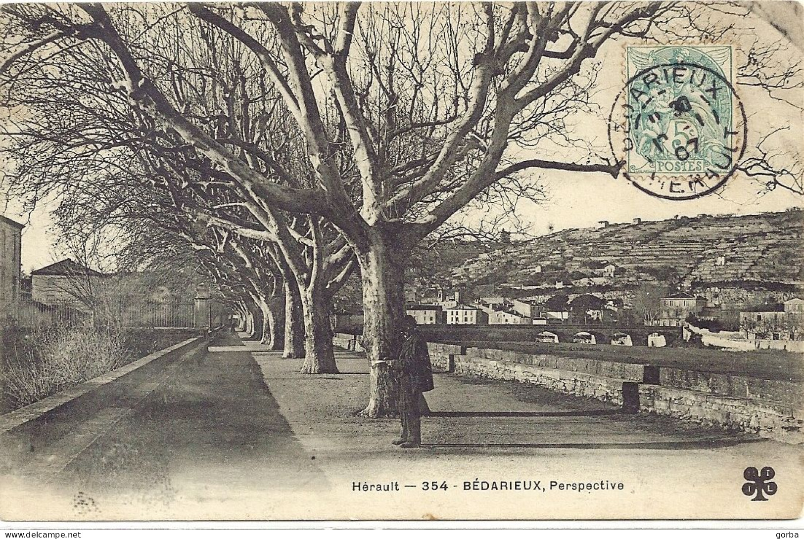 *CPA  - 34 - BEDARIEUX - Perspective - Bedarieux