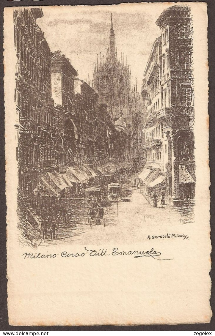 Milano - Corso Vittorio Emanuele - Milano (Mailand)