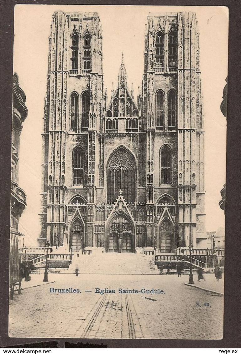 Bruxelles ~1900- Collégiale S.S. Michel Et Gudule - Monuments