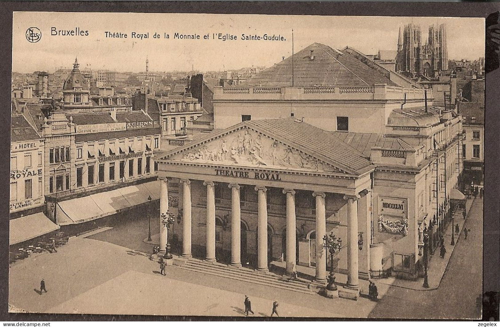 Bruxelles 1924 -  Théâtre Royal  - Koninklijke Muntschouwburg - Monuments, édifices