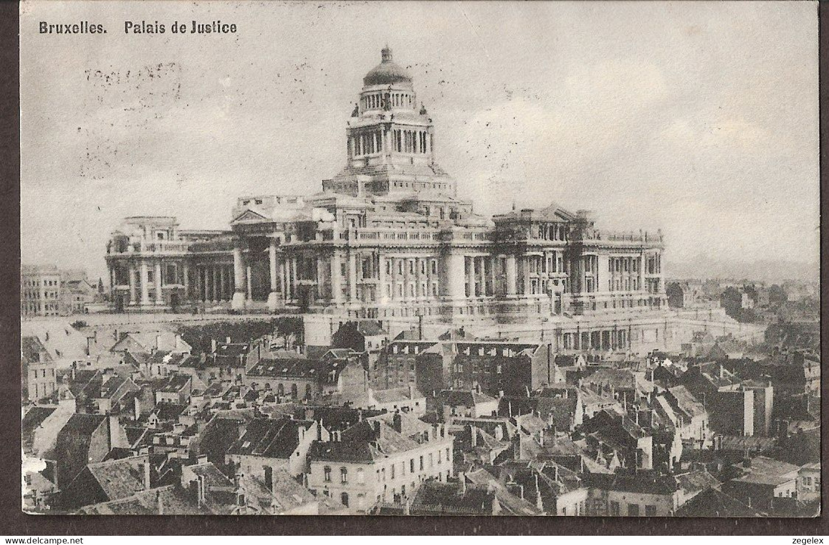 Bruxelles 1910 - Palais De Justice - Monuments, édifices