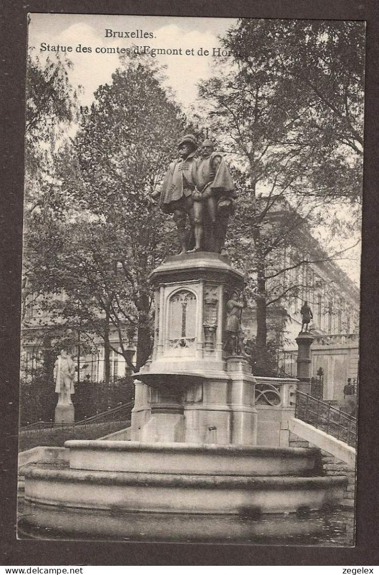 Bruxelles - Statue Des Comtes D'Egmont Et De Horn - Monuments