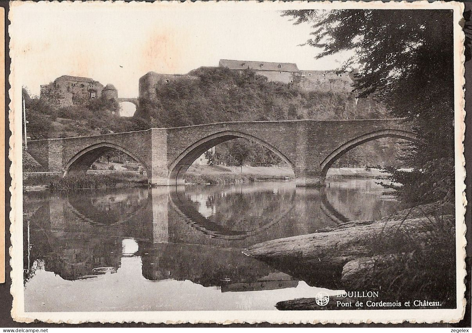 Bouillon 1936 -Pont De Cordemois, La Semois Et Le Château - Escenas & Tipos