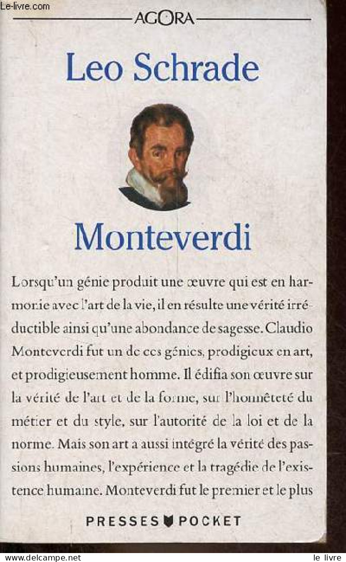 Monteverdi - Collection Agora N°52. - Schrade Leo - 1991 - Biografie
