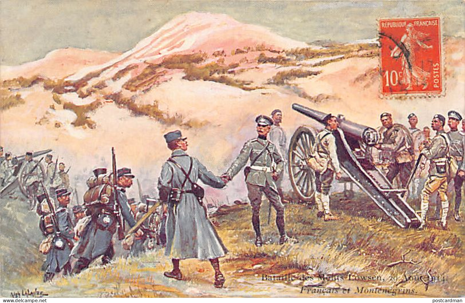 Montenegro - Battle Of Mount Lovćen (29 Août 1914) - Montenegrin Artillery - Montenegro
