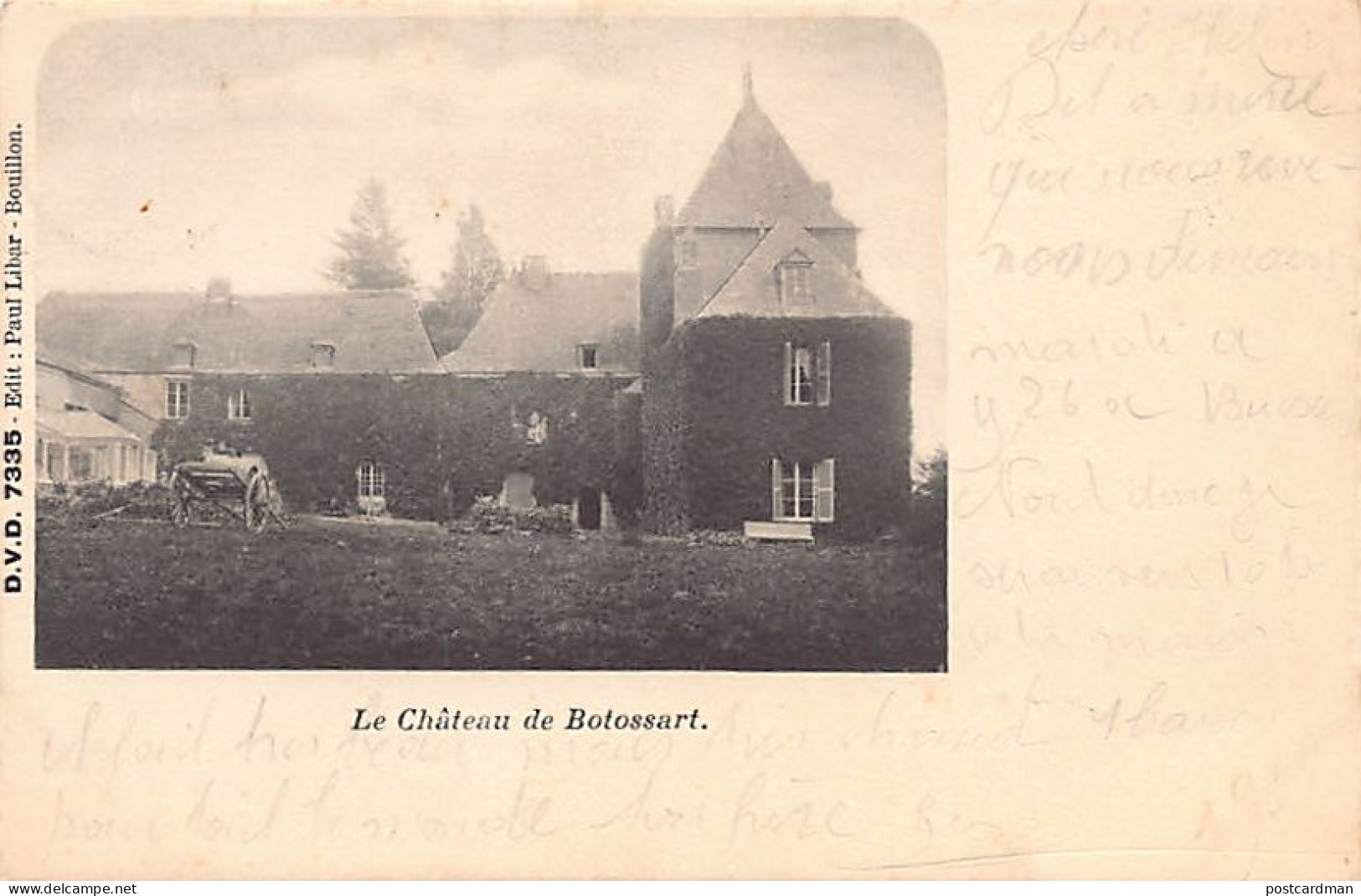 BOUILLON (Namur) Le Château De Botossart - Andere & Zonder Classificatie