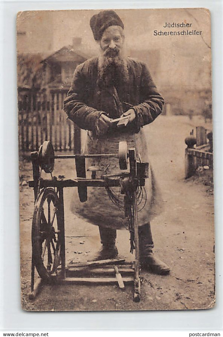 JUDAICA - Poland - Łuków (German Name Lukow) - Jewish Knife Grinder In 1918 - SEE SCANS FOR CONDITION - Kortrijk