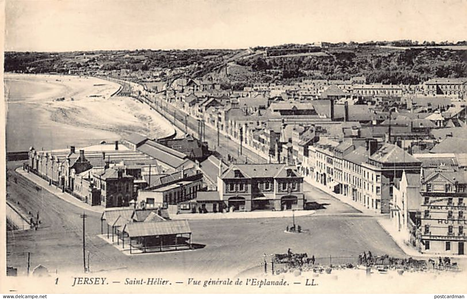 Jersey - ST. HELIER - General View From The Esplanade - Publ. L.L. Levy 1 - St. Helier