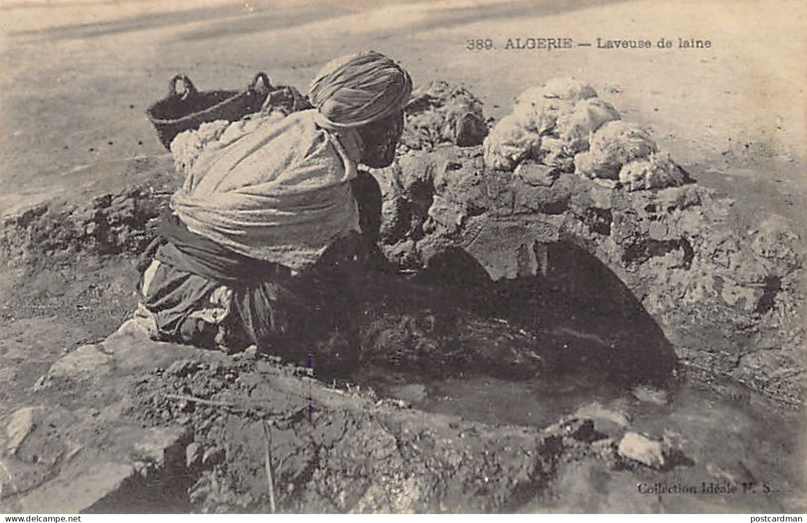 Algérie - Laveuse De Laine - Ed. Collection Idéale P.S. 389 - Mujeres