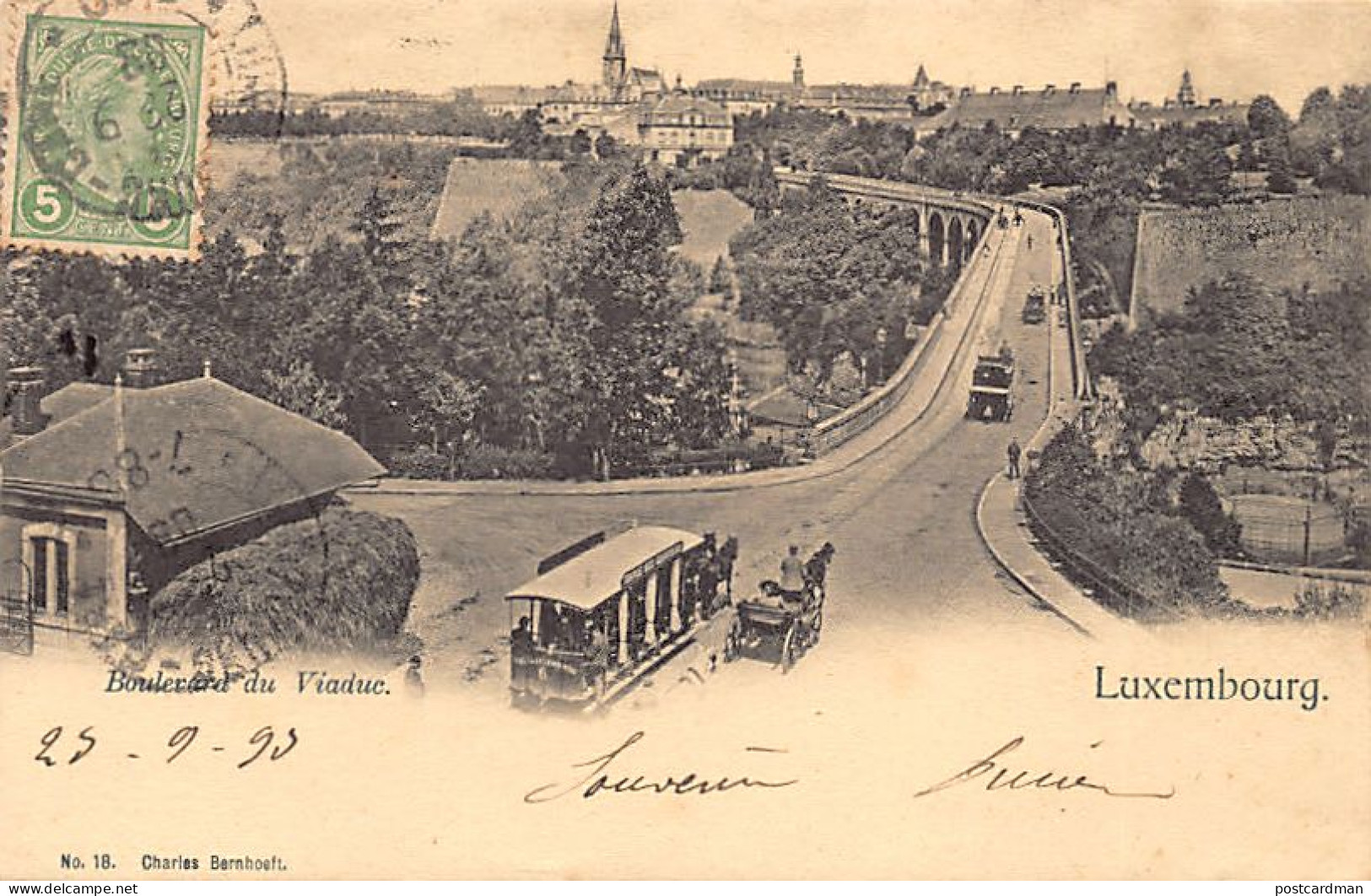 LUXEMBOURG-VILLE - Boulevard Du Viaduc - Tramway 6 - Ed. Ch. Bernhoeft 18 - Luxemburg - Town
