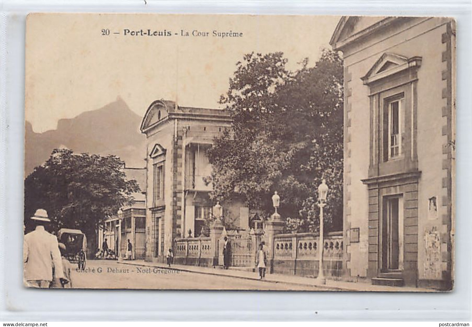 Mauritius - PORT LOUIS - La Cour Suprême - Publ. G. Dehaut - Noël Grégoire 20 - Maurice