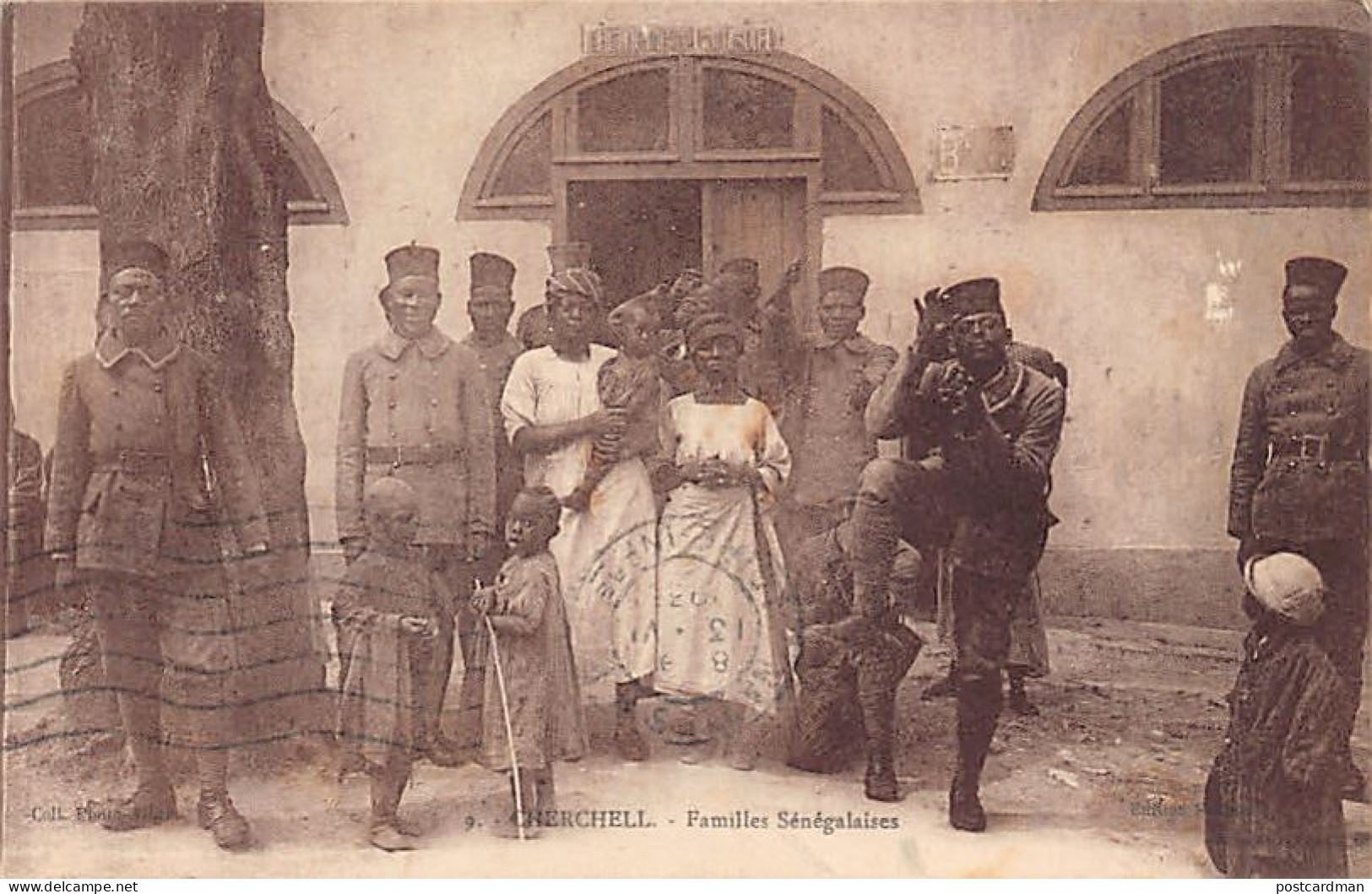 Algérie - CHERCHELL - Familles Sénégalaises - Tirailleurs Sénégalais - Ed. EPA 9 - Other & Unclassified