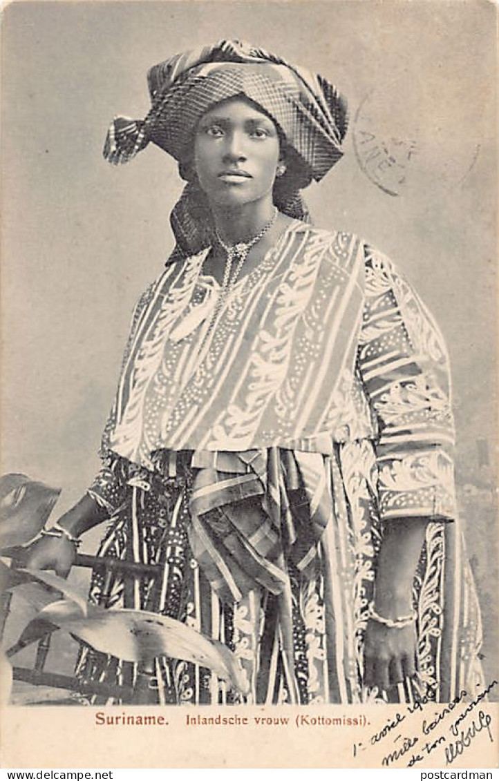 Suriname - Native Woman (wearing The Koto, The Traditional Dress From The Afro-Surinamese Or Creole Women) - Publ. Eug.  - Surinam