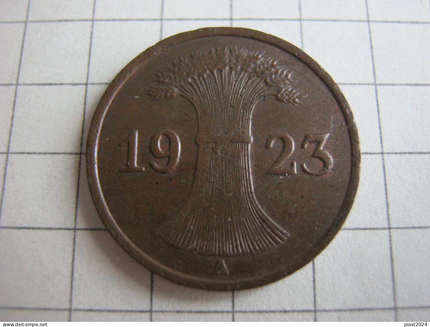 Germany 1 Rentenpfennig 1923 A - 1 Renten- & 1 Reichspfennig