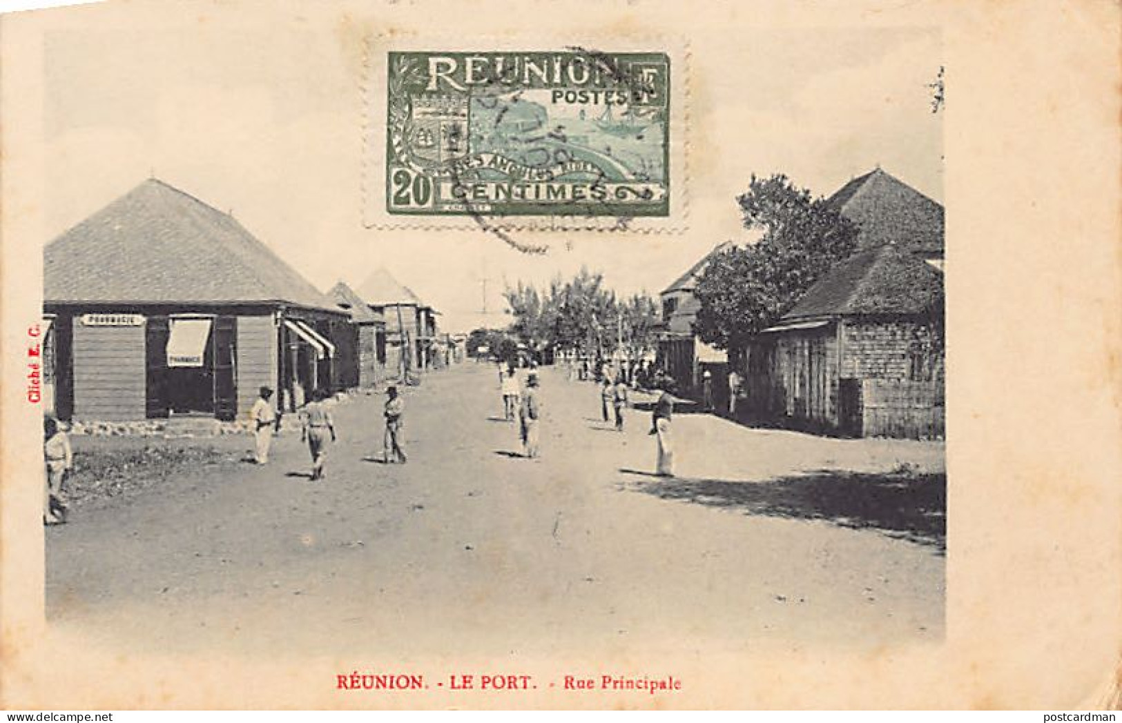 La Réunion - LE PORT - Rue Principale - Pharmacie - Ed. E. C.  - Otros & Sin Clasificación