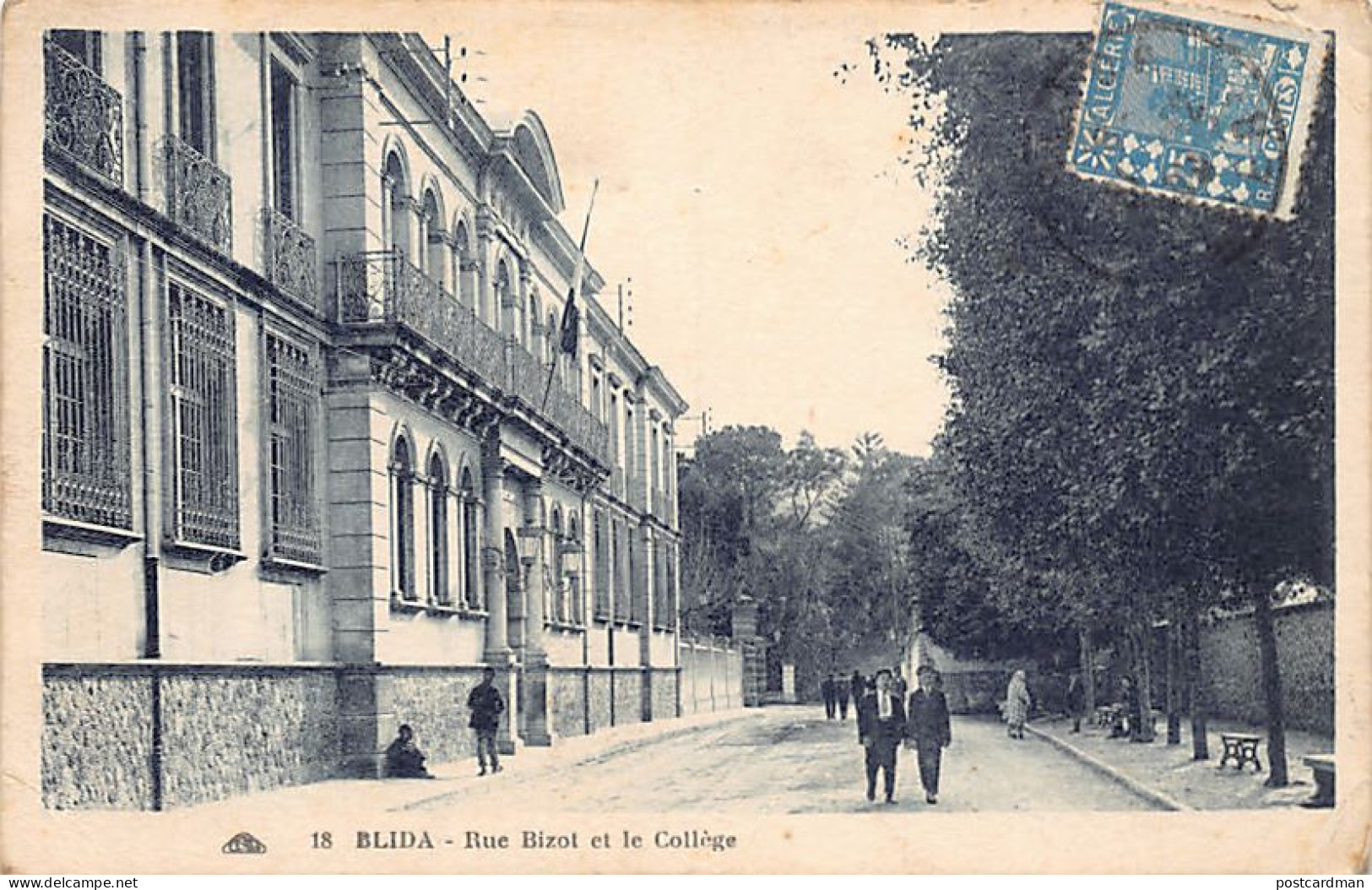 Algérie - BLIDA - Rue Bizot Et Le Collège - Ed. CAP 18 - Blida