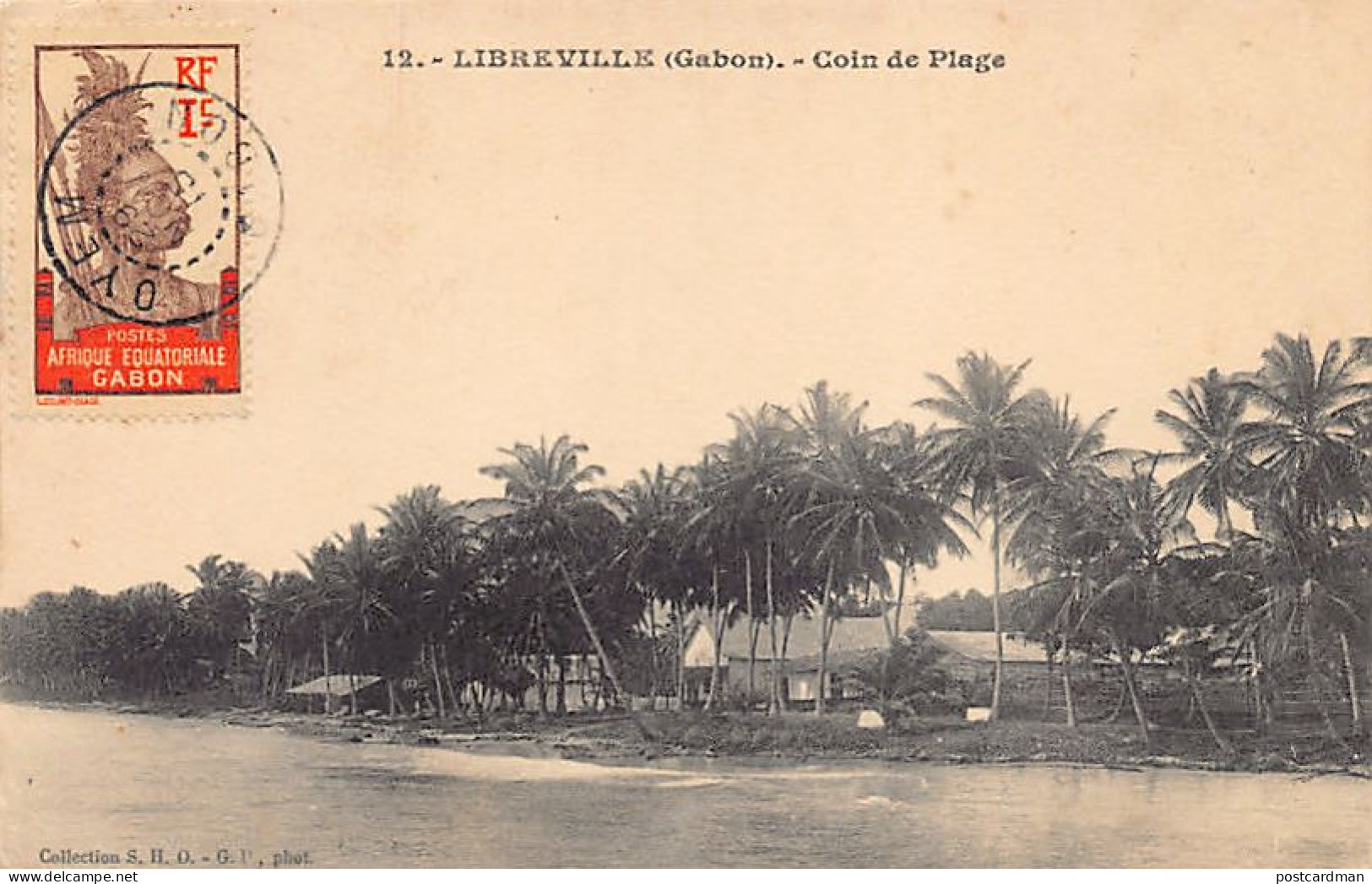 Gabon - LIBREVILLE - Coin De Plage - Ed. S.H.O. - G.P. 12 - Gabun