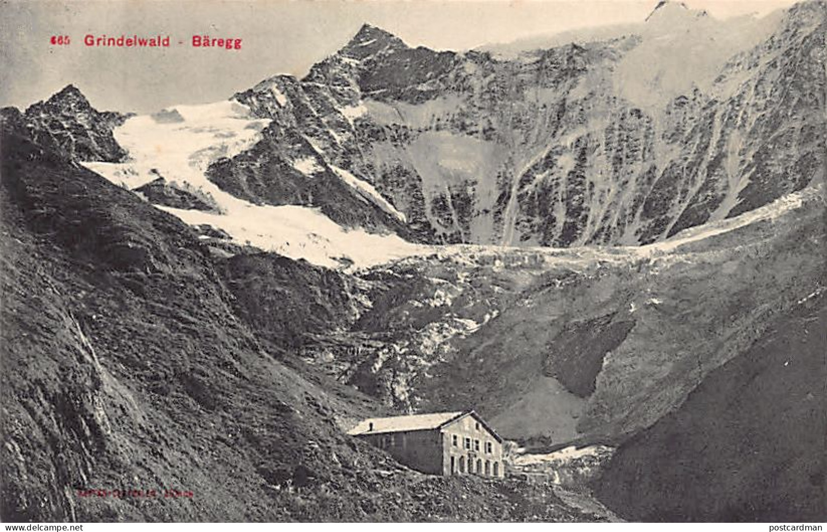 GRINDELWALD (BE) Bäregg - Schutzhütte - Verlag Photo Und Karten Centrale 665 - Grindelwald