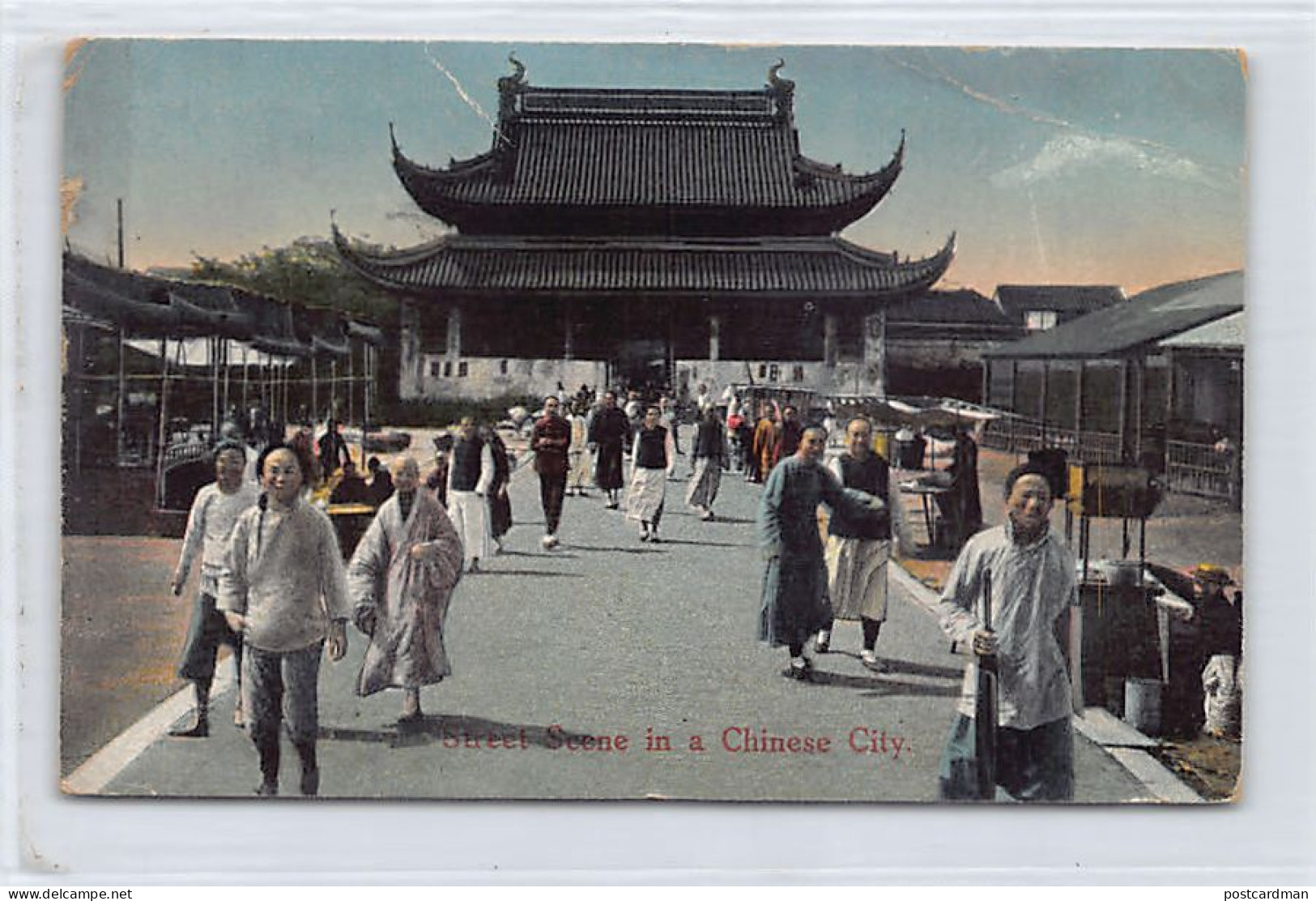 China - Street Scene In A Chinese City - Publ. Kingshill  - China