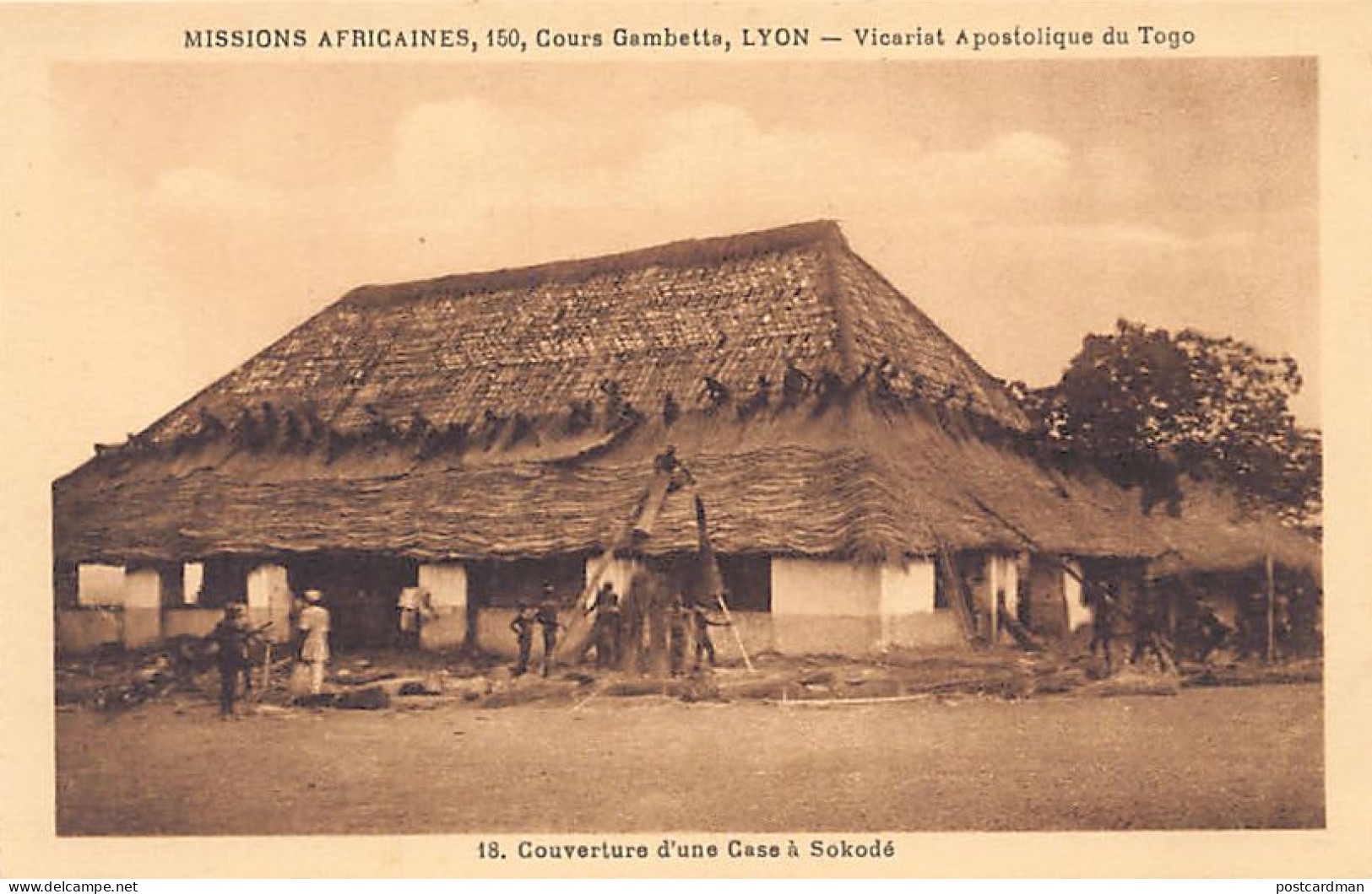 Togo - SOKODÉ - Couverture D'une Case - Ed. Missions Africaines 18 - Togo
