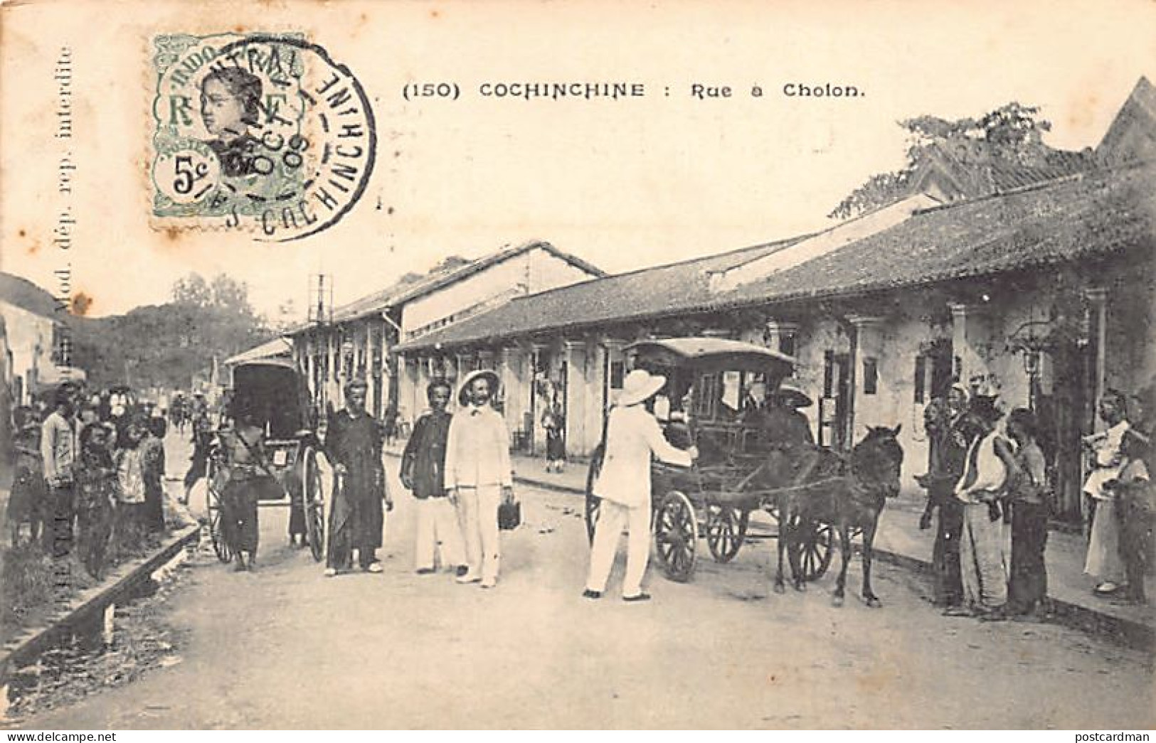 Viet-Nam - Cochinchine - Rue à Cholon - Ed. Victor Fiévet 150 - Viêt-Nam