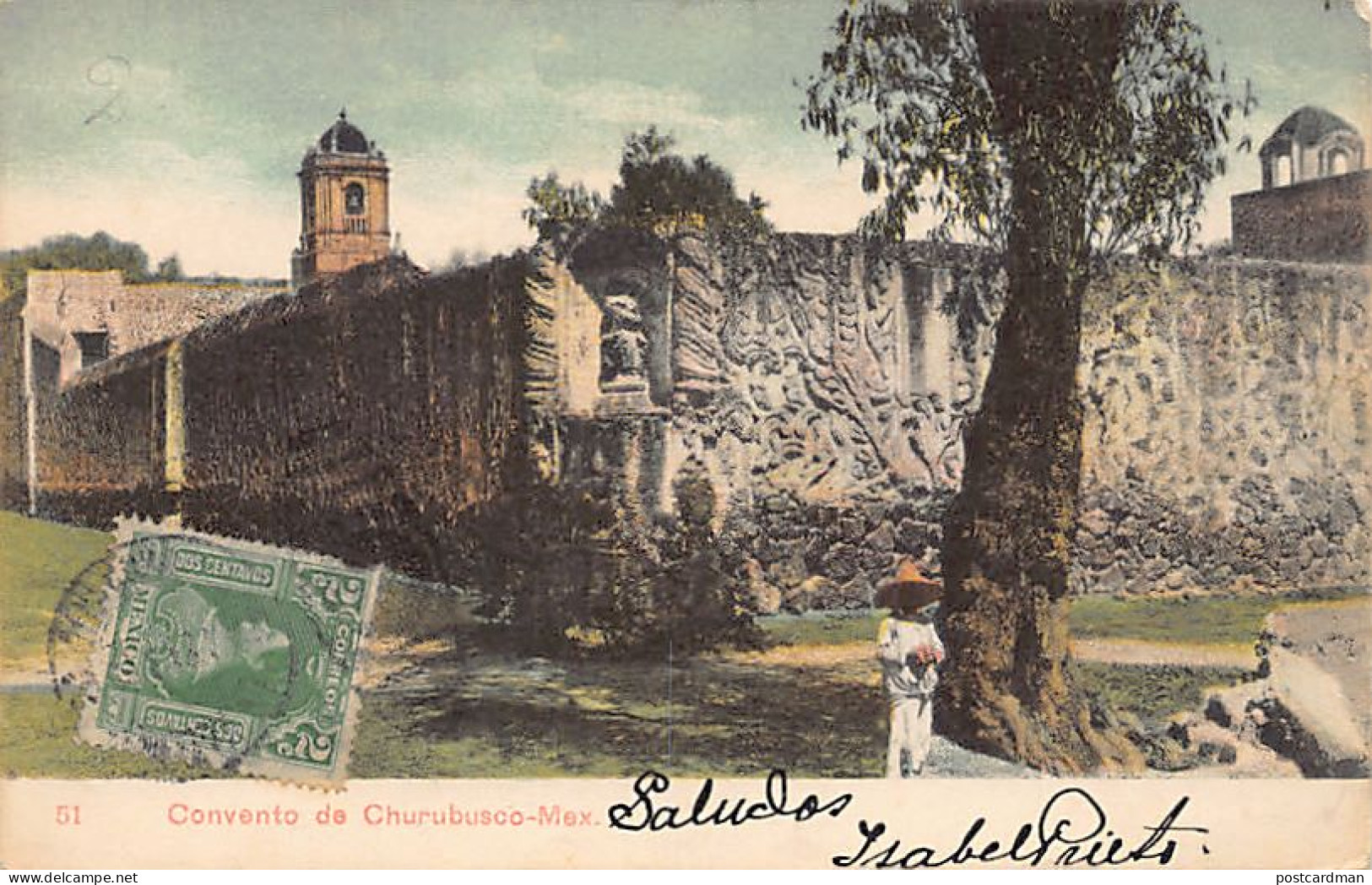 Ciudad De México - Convento De Churubusco - Ed. J. G. Hatton 51 - Mexico